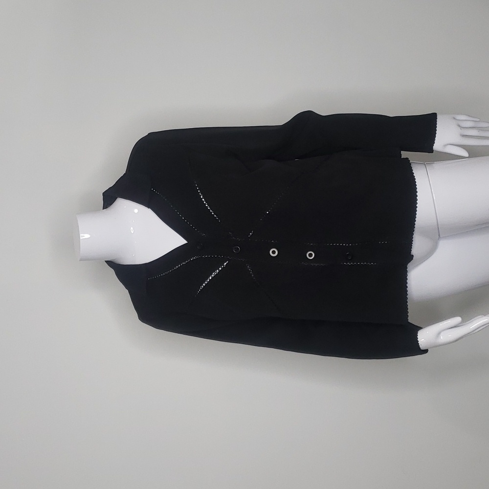 🤯3/$12 Canyon Road Vintage Black Button Down Shirt Size Medium